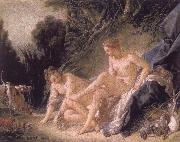 Francois Boucher Diana Resting after her Bath oil painting artist
